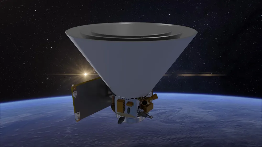 SPHEREx in Orbit (Artist's Concept), Image Credit: NASA/JPL-Caltech